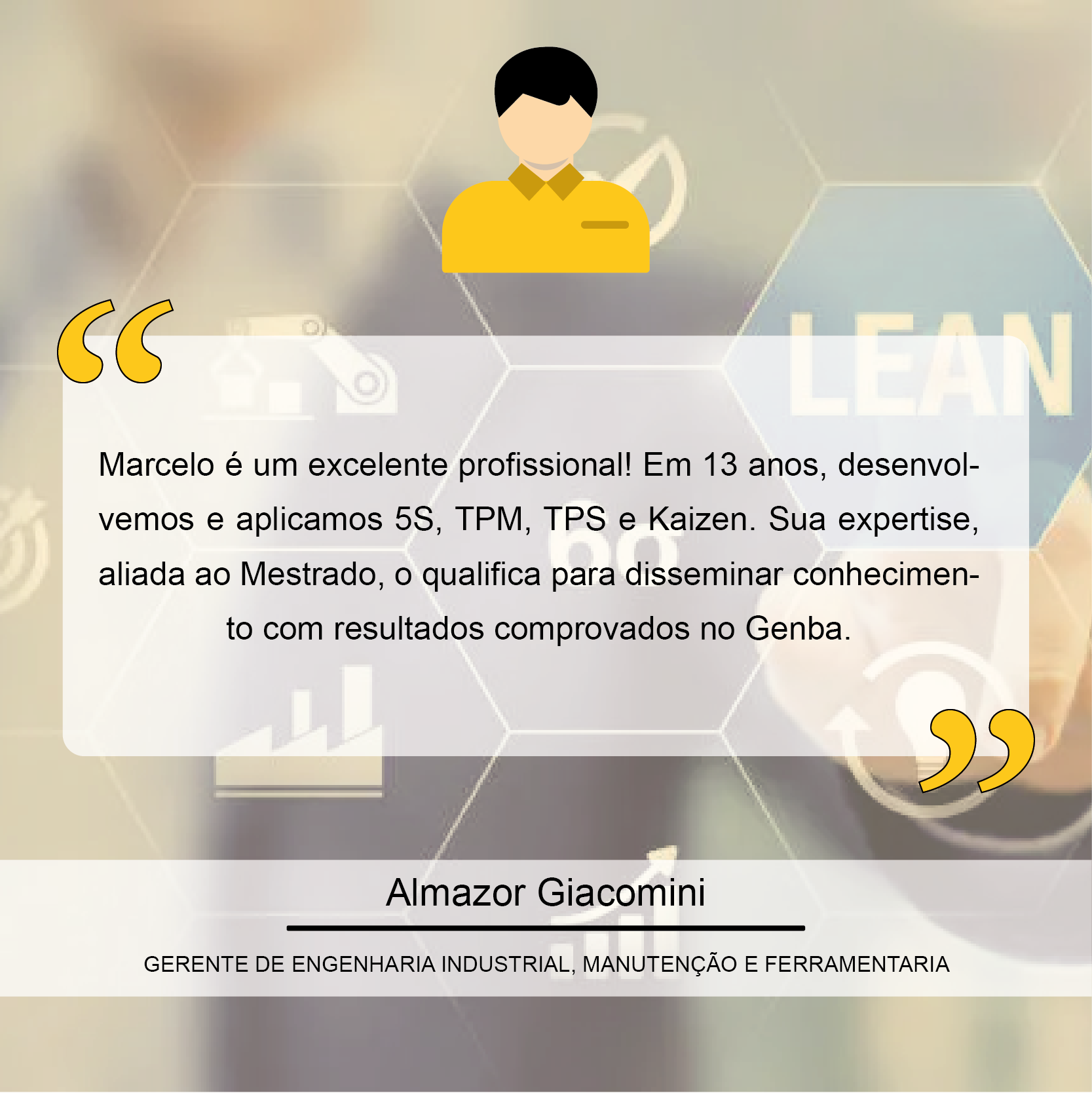 Testemunho Almazor Giacomini