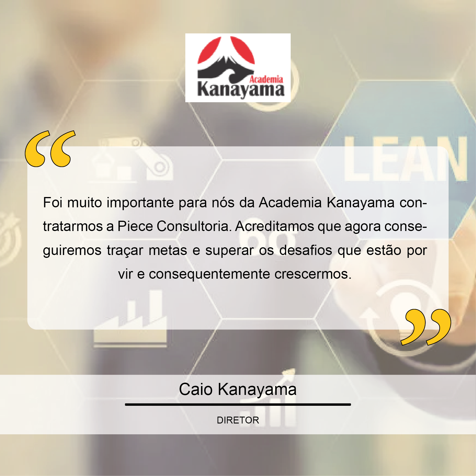 Testemunho Academia Kanayama